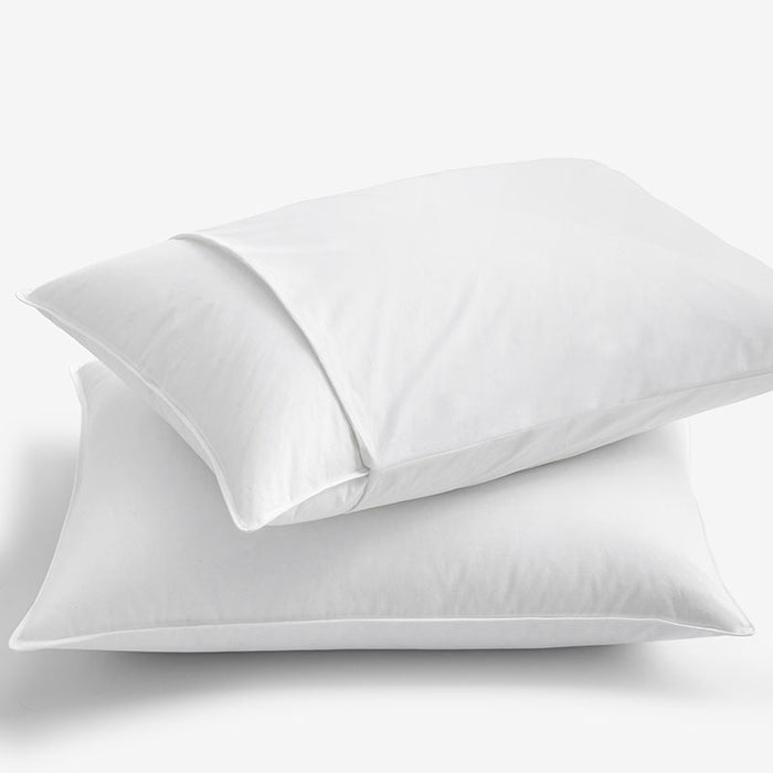 4-Piece Down Pillow & Protector Bundle,