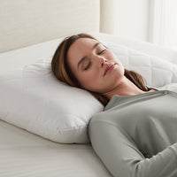 Firm Support Memory Foam Pillow,White
