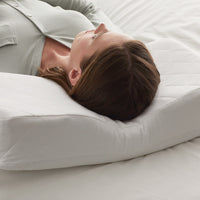 Neck Support Memory Foam Pillow,White