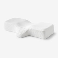 Neck Support Memory Foam Pillow,White