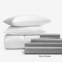 8-Piece Percale & LoftAIRE™ Down Alternative Bedding Bundle,