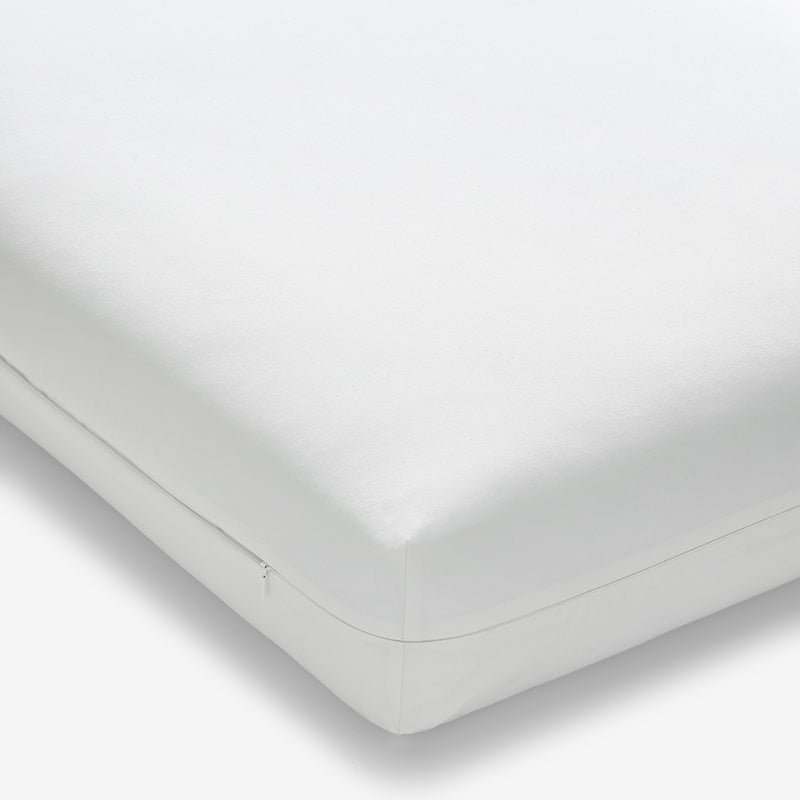 Waterproof Crib Mattress Protector - White,White