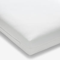 Waterproof Crib Mattress Protector - White,White