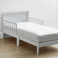 Waterproof Crib Mattress Protector - White,White