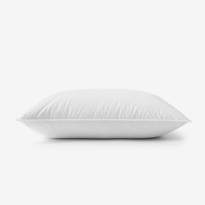 Premium Organic Cotton Down Pillow - Firm, Standard,White