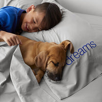 Classic Cool Organic Cotton Percale Solid Duvet Cover - Gray, Twin/Twin XL,Gray