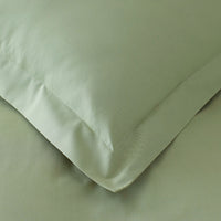 Classic Cool Organic Cotton Percale Solid Sham - Moss Green, Standard,Moss Green