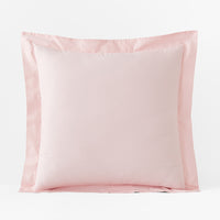 Classic Cool Organic Cotton Percale Solid Sham - Petal Pink, Euro,Petal Pink