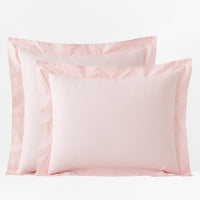 Classic Cool Organic Cotton Percale Solid Sham - Petal Pink, Standard,Petal Pink