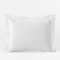 Classic Cool Organic Cotton Percale Solid Sham - White, Standard,White