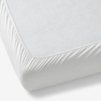 Classic Cool Organic Cotton Percale Solid Fitted Crib Sheet - White,White