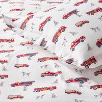 Fireman's Best Friend Classic Cool Organic Cotton Percale Sham - Multi, Standard,Multi