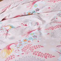 Fancy Unicorns Classic Cool Organic Cotton Percale Pillowcase Set - Pink Multi, Standard,Pink Multi