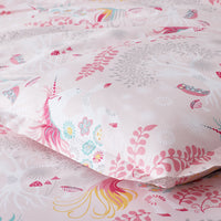 Fancy Unicorns Classic Cool Organic Cotton Percale Sham - Pink Multi, Standard,Pink Multi