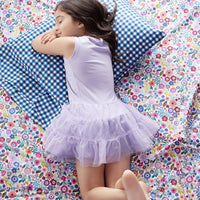 Joyful Mini Flower Classic Cool Organic Cotton Percale Pillowcase Set - White Multi, Standard,White Multi