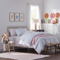 Dot Classic Cool Organic Cotton Percale Pillowcase Set - Light Blue, Standard,Light Blue
