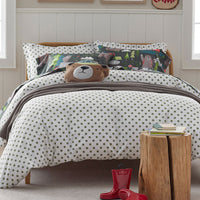 Dot Classic Cool Organic Cotton Percale Pillowcase Set - Moss, Standard,Moss