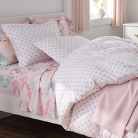 Dot Classic Cool Organic Cotton Percale Pillowcase Set - Petal Pink, Standard,Petal Pink