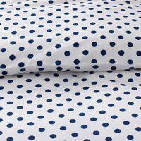 Dot Classic Cool Organic Cotton Percale Sham - Dark Blue, Standard,Dark Blue