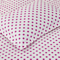 Dot Classic Cool Organic Cotton Percale Sham - Fuchsia, Standard,Fuchsia