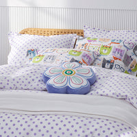 Dot Classic Cool Organic Cotton Percale Sham - Lilac, Standard,Lilac