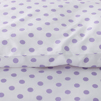 Dot Classic Cool Organic Cotton Percale Sham - Lilac, Standard,Lilac