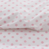 Dot Classic Cool Organic Cotton Percale Sham - Petal Pink, Standard,Petal Pink