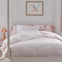 Dot Classic Cool Organic Cotton Percale Bed Sheet Set - Petal Pink, Twin XL,Petal Pink