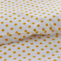 Dot Classic Cool Organic Cotton Percale Bed Sheet Set - Yellow, Twin XL,Yellow
