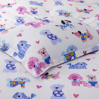 Puppy Love Classic Cool Organic Cotton Percale Sham - Multi, Standard,Multi