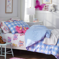 Colorful Butterflies Classic Cool Organic Cotton Percale Sham - Multi, Standard,Multi