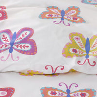 Colorful Butterflies Classic Cool Organic Cotton Percale Sham - Multi, Standard,Multi