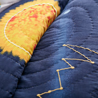 Space Travel Handcrafted Cotton Sham - Multi, Standard,Multi