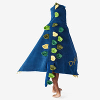 Hooded Towel - Navy Dino,Navy Dino