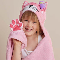 Hooded Towel - Stylish Cat,Stylish Cat