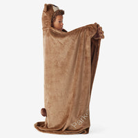 Plush Character Throw - Bear,Bear