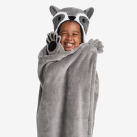 Plush Character Throw - Raccoon,Raccoon