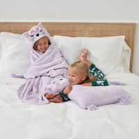 Plush Character Throw - Lavender Cat,Lavender Cat