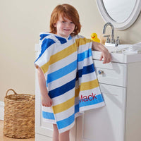Hooded Poncho - Racer Stripe,Racer Stripe