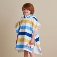 Hooded Poncho - Racer Stripe,Racer Stripe