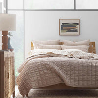 Tailored Stripes and Plaids Classic Cool Cotton Percale Bed Duvet Cover - Narrow Stripe Gold, Twin/Twin XL,Narrow Stripe Gold