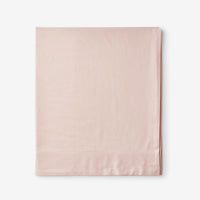 Classic Cool Cotton Percale Flat Bed Sheet - Peach Nectar, Oversized Queen,Peach Nectar