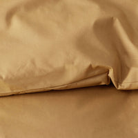 Classic Cool Cotton Percale Deep Pocket Fitted Bed Sheet - Amber, Queen,Amber