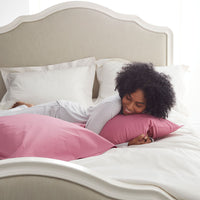 Classic Cool Cotton Percale Deep Pocket Fitted Bed Sheet - White, Queen,White