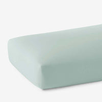 Classic Cool Cotton Percale Deep Pocket Fitted Bed Sheet - Sea Mist, Queen,Sea Mist