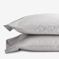Classic Cool Cotton Percale Pillowcase Set - Gray Smoke, Standard,Gray Smoke