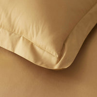 Classic Cool Cotton Percale Bed Duvet Cover - Amber, Twin/Twin XL,Amber