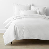 Classic Cool Cotton Percale Bed Duvet Cover - White, Twin/Twin XL,White