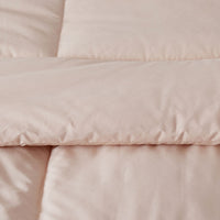 Classic Cool Cotton Percale Comforter - Peach Nectar, Full,Peach Nectar