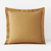 Classic Cool Cotton Percale Sham - Amber, Euro,Amber